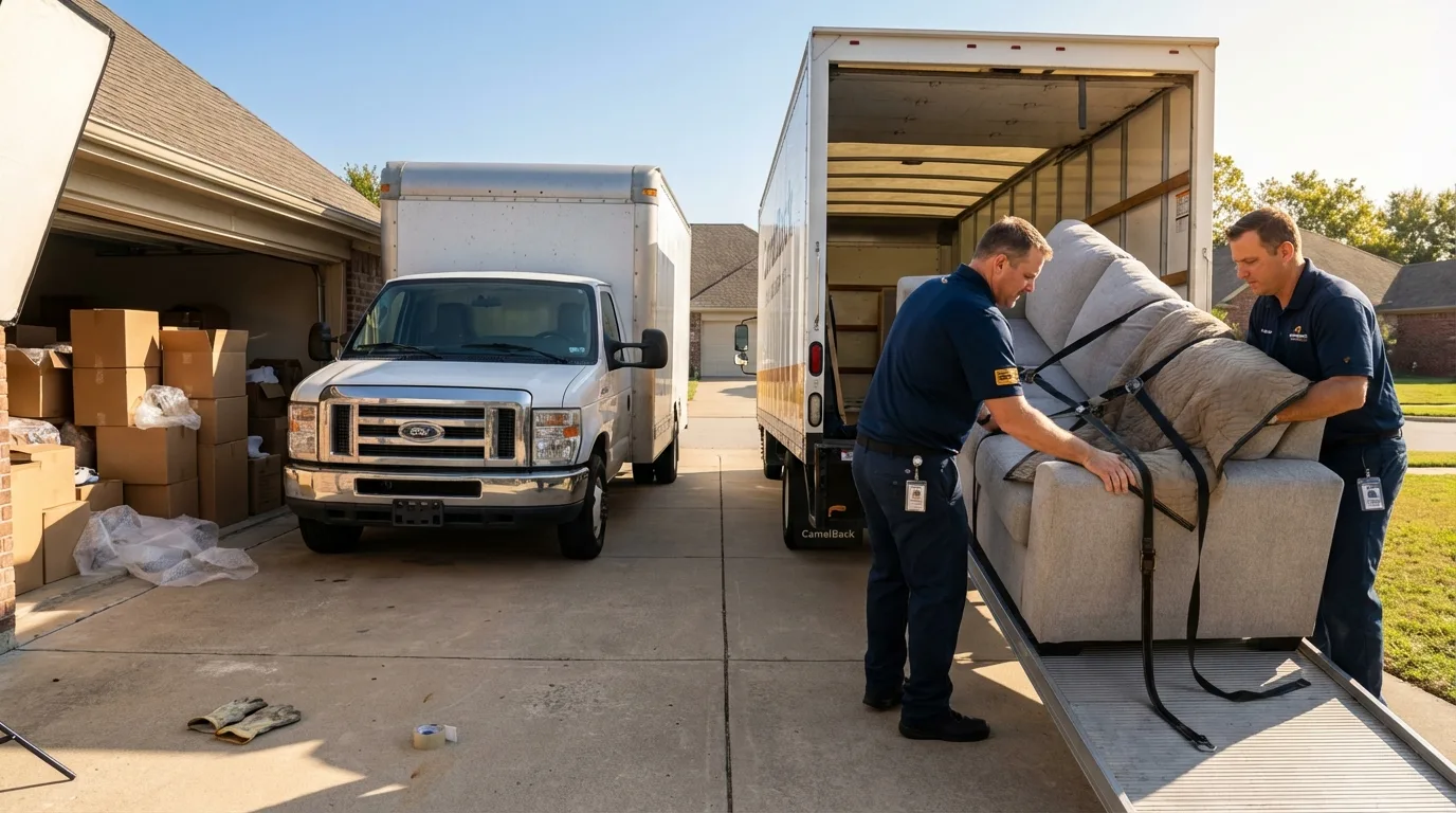 DIY truck vs professional crew comparison in Anamosa